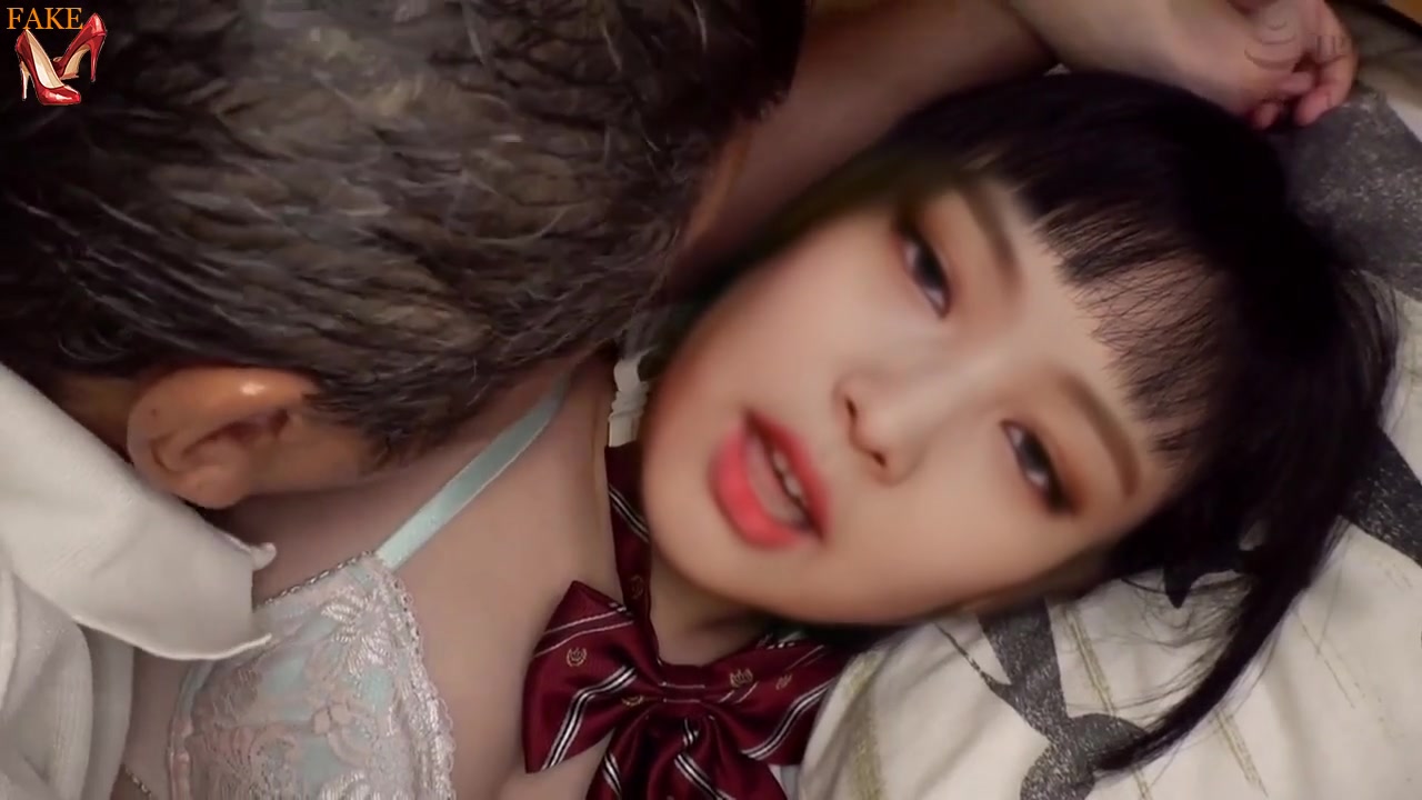 (BLACKPINK) Jennie Deepfake (Schoolgirl Costume Sex) 김지수 딥페이크